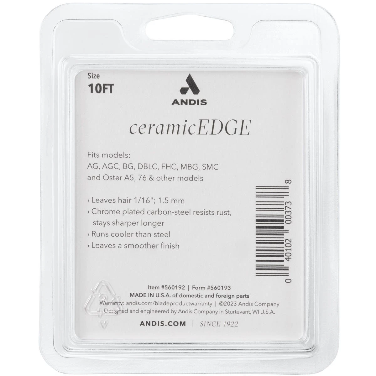 Andis CeramicEdge Blade 10FT 5 Andis CeramicEdge Blade 10FT - Image 3