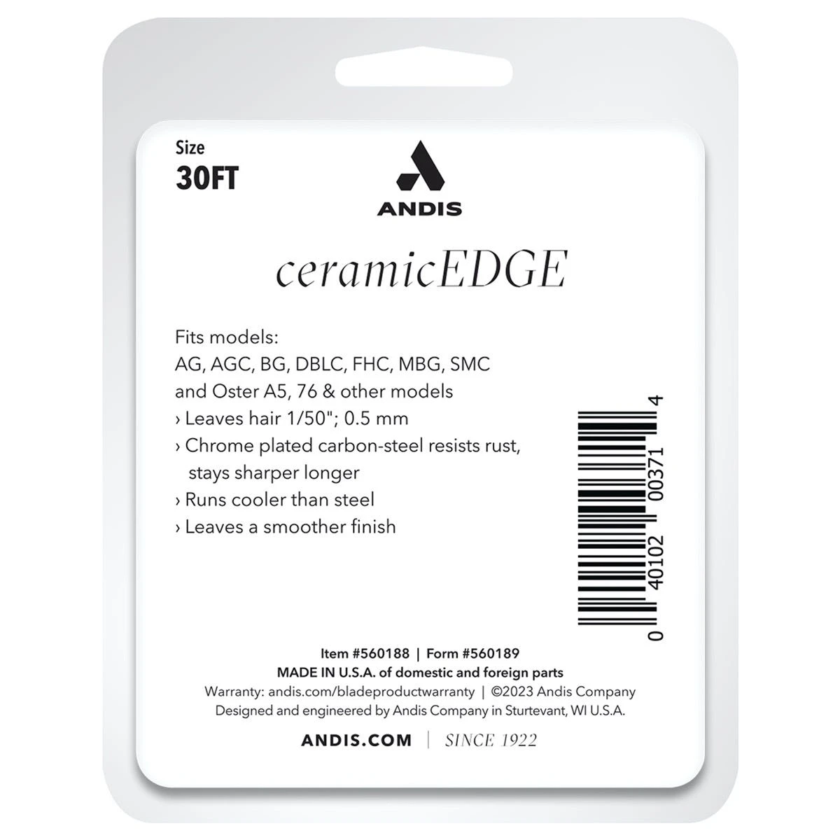 Andis CeramicEdge Blade 30FT 5 Andis CeramicEdge Blade 30FT - Image 3
