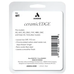 Andis CeramicEdge Blade 4FT 7 Andis CeramicEdge Blade 4FT -Frankroweandson Shop ad56164 560194 ceramicedge blade size 4ft package back