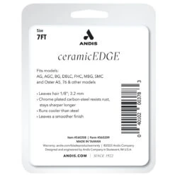 Andis CeramicEdge Blades -Frankroweandson Shop ad56167 560208 ceramicedge blade size 7ft package back