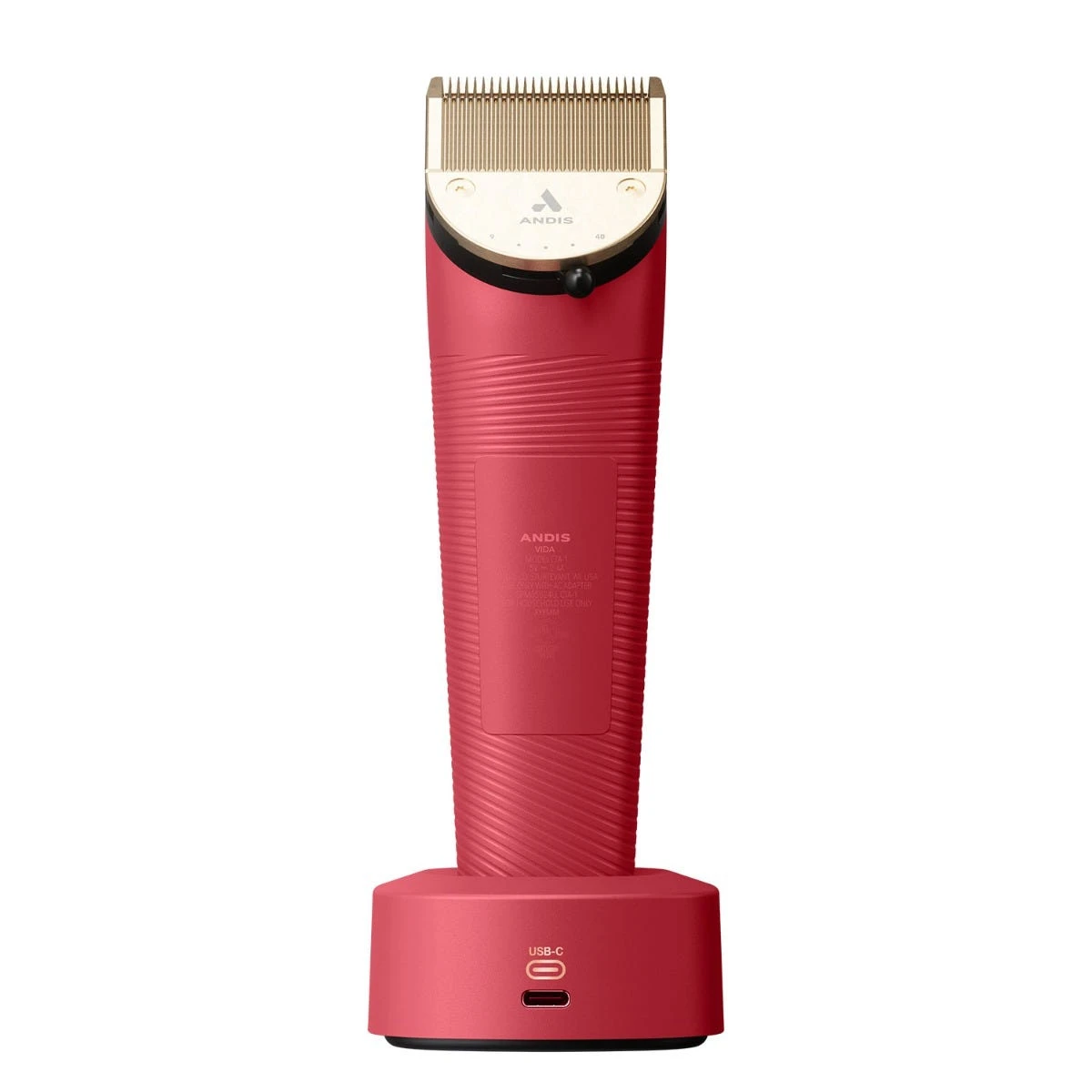 Andis Vida Adjustable Blade Clipper Raspberry 7 Andis Vida Adjustable Blade Clipper Raspberry - Image 5