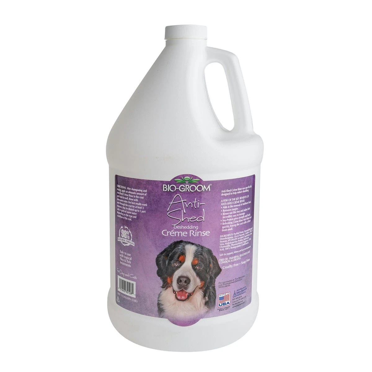 Bio-Groom Anti-Shed Deshedding Conditioner Gallon 3 Bio-Groom Anti-Shed Deshedding Conditioner Gallon