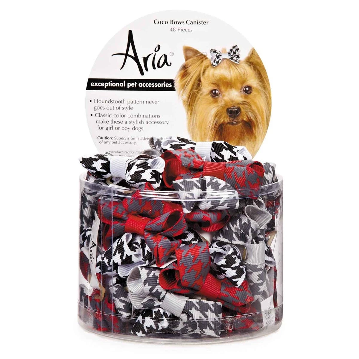 Aria Coco Bows 48-Piece Canisters 3 Aria Coco Bows 48-Piece Canisters