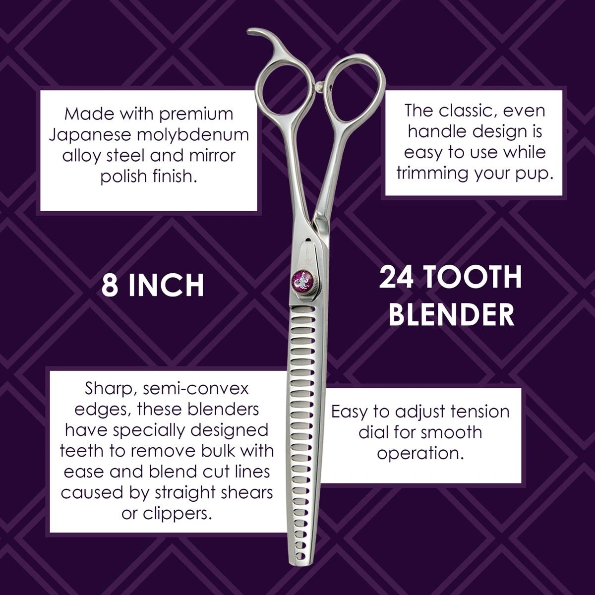 Kenchii Scorpion 24 Tooth Blending Shear 4 Kenchii Scorpion 24 Tooth Blending Shear - Image 2