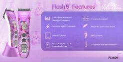 Kenchii Flash5 5-in-1 Digital Cordless Clipper Purple Dogs Edition 21 Kenchii Flash5 5-in-1 Digital Cordless Clipper Purple Dogs Edition -Frankroweandson Shop ke6035 79 flash5 website branding 2023 purple 2.0 4 1