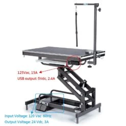 Master Equipment Origin II Electric Grooming Table With Outlets -Frankroweandson Shop tp1516 17 electrical