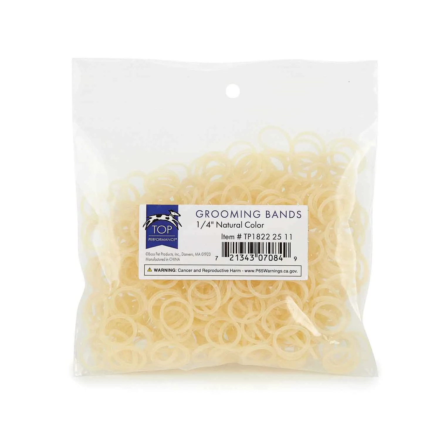 TP Grooming Bands 1/4in Natural Color 3 TP Grooming Bands 1/4in Natural Color