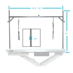 Master Equipment Radiance II LED Electric Grooming Table 7 Master Equipment Radiance II LED Electric Grooming Table -Frankroweandson Shop tp2083 87 2 1