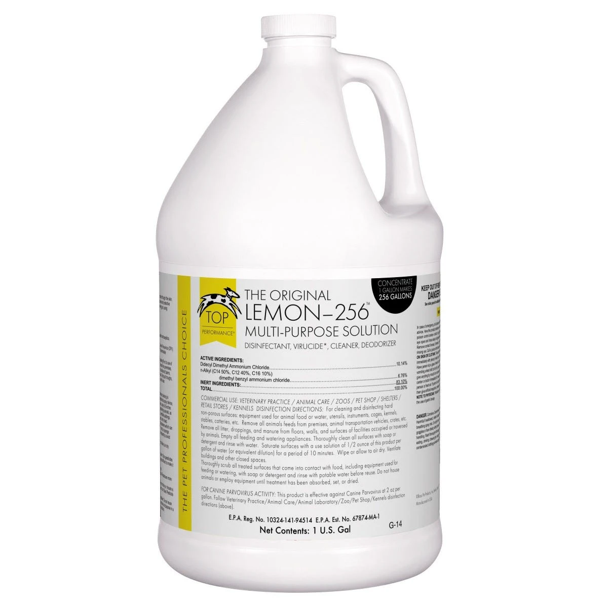Top Performance The Original 256 Disinfectant, Detergent, & Deodorant 6 Top Performance The Original 256 Disinfectant, Detergent, & Deodorant - Image 4