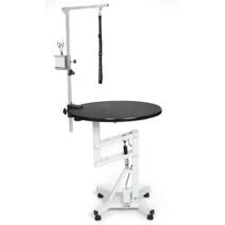 Master Equipment Easy-Lift Round Rotating Top Pneumatic Table -Frankroweandson Shop tp6290 95 002 1