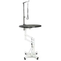 Master Equipment Easy-Lift Round Rotating Top Pneumatic Table -Frankroweandson Shop tp6290 95 006 1 1
