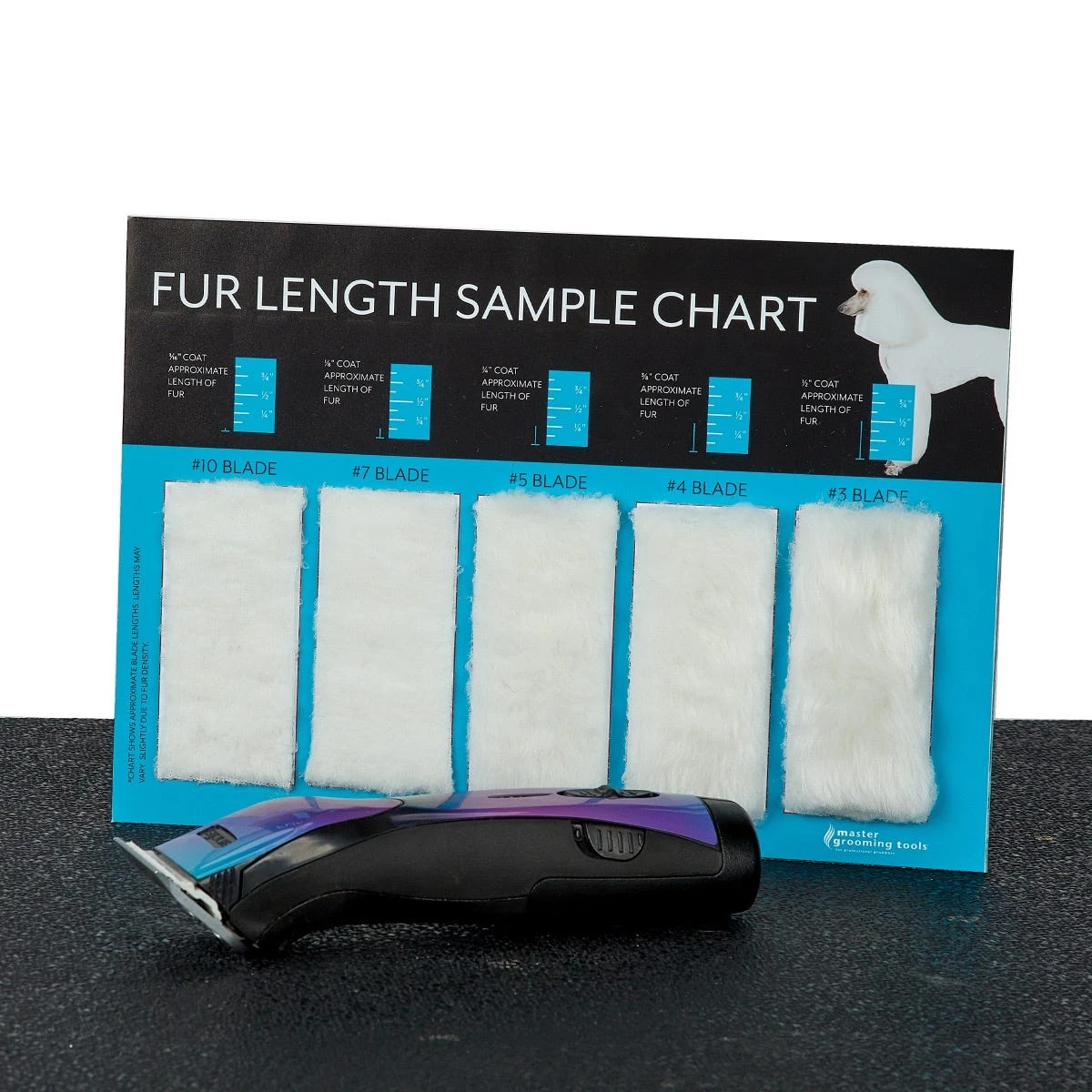 Master Grooming Tools Hair Length Sample Chart 4 Master Grooming Tools Hair Length Sample Chart - Image 2