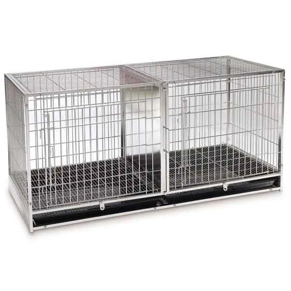ProSelect Modular Cage W/Plastic Tray Stainless Steel 3 ProSelect Modular Cage W/Plastic Tray Stainless Steel
