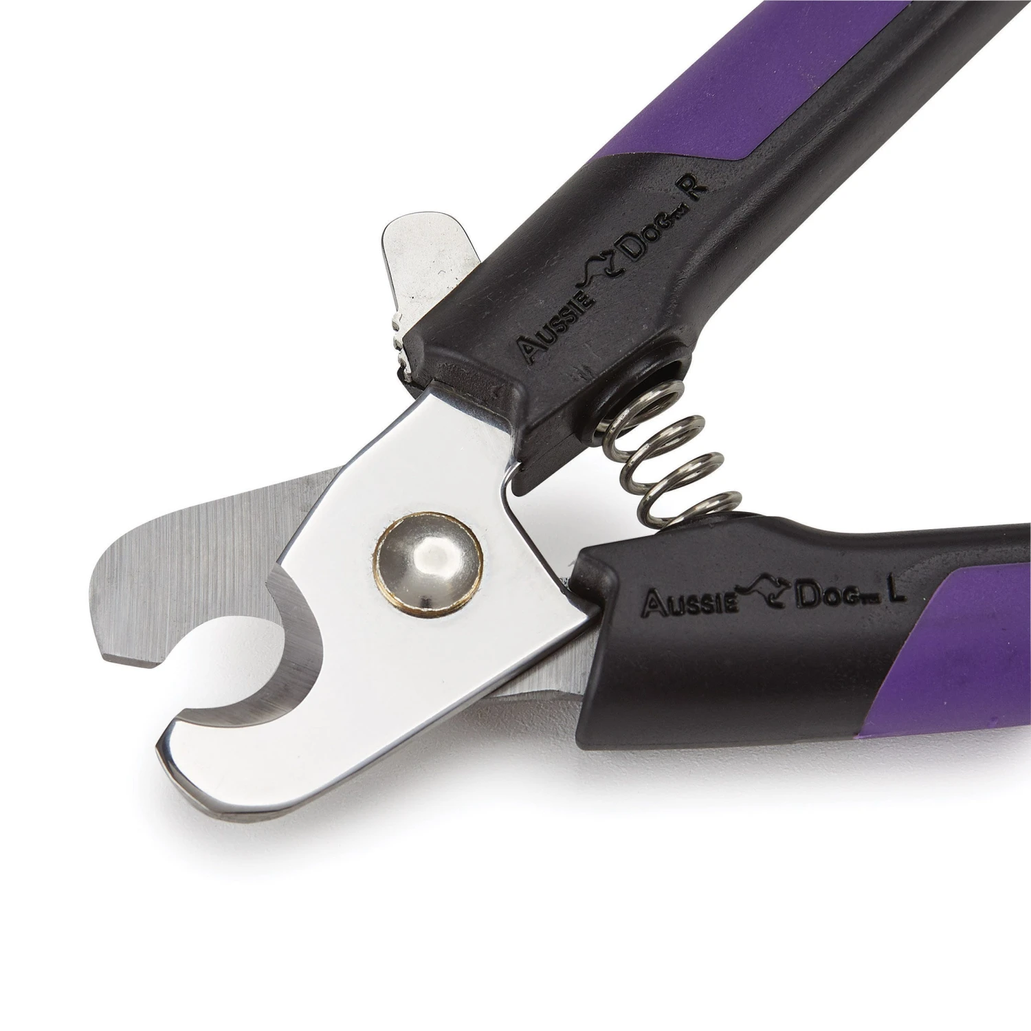 Aussie Dog Nail Clipper Large, Black-Purple 4 Aussie Dog Nail Clipper Large, Black-Purple - Image 2