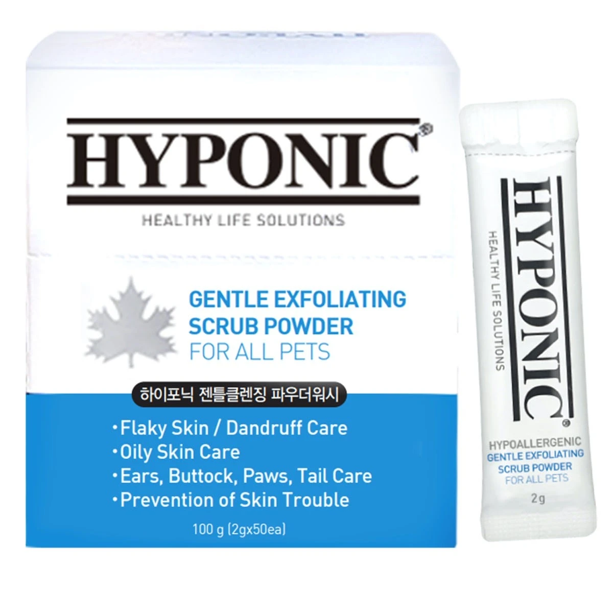 Hyponic Gentle Exfoliating Scrub Powder 2 Gram 50-Pack 3 Hyponic Gentle Exfoliating Scrub Powder 2 Gram 50-Pack