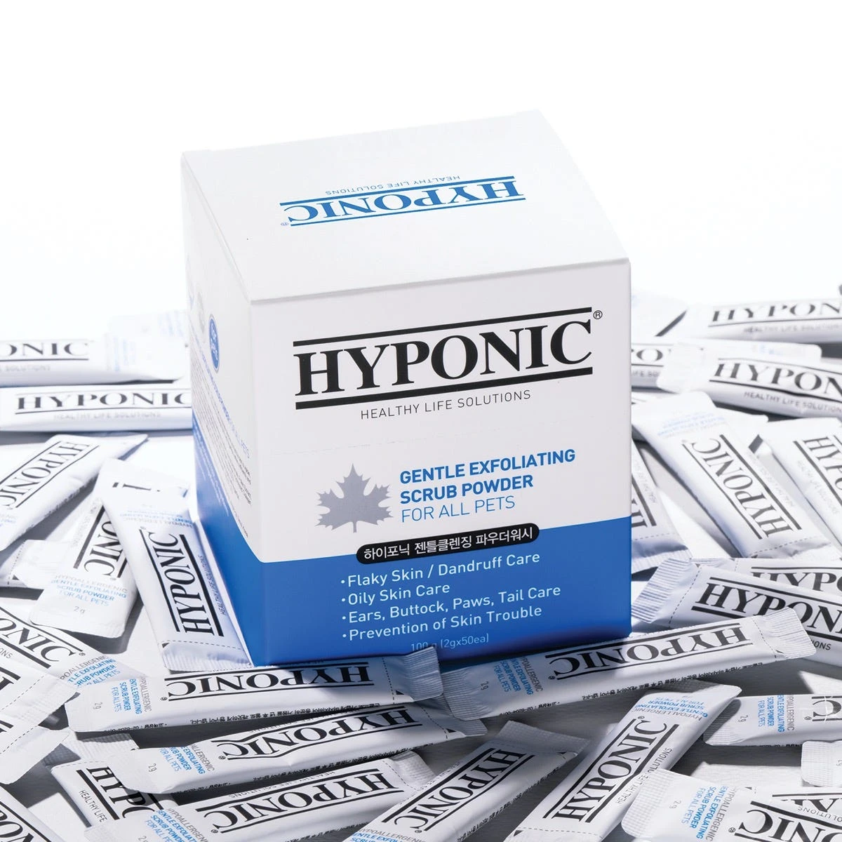Hyponic Gentle Exfoliating Scrub Powder 2 Gram 50-Pack 4 Hyponic Gentle Exfoliating Scrub Powder 2 Gram 50-Pack - Image 2